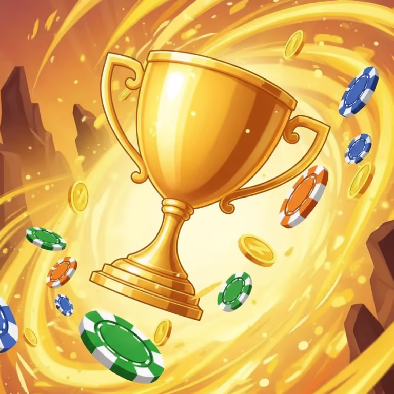 Tornadoboomz Casino goldener Pokal als Symbol für Top-Boni und exklusive Spielbelohnungen